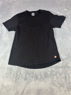 Men's Black Short Sleeve Hemp Underdog tee- Medium